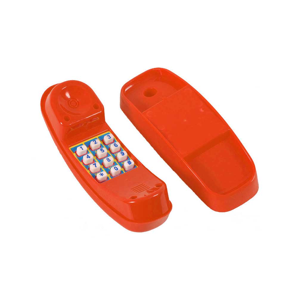 Vaikiškas telefonas, raudonas-0