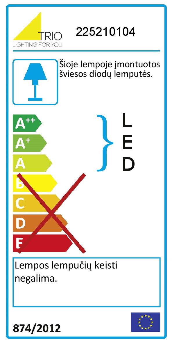Paveikslų LED šviestuvas TRIO CUADRO, 8 W - 3