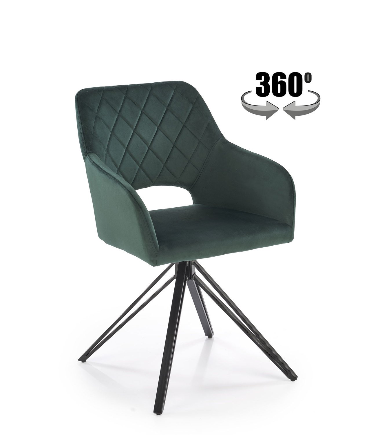 Kėdė K535, tamsiai žalia