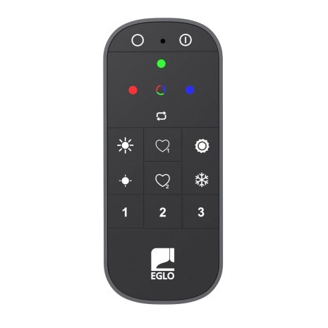 Šviestuvo valdymo pultelis EGLO ZIGBEE - RGB/CCT, pilkos spalvos-0