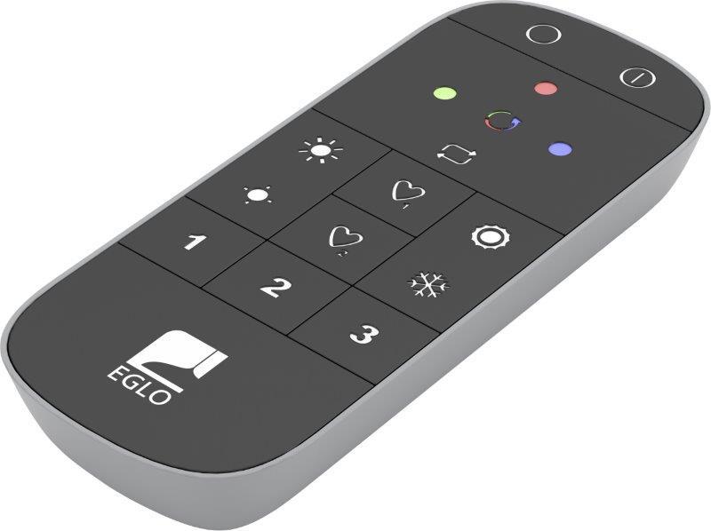 Šviestuvo valdymo pultelis EGLO ZIGBEE - RGB/CCT, pilkos spalvos-1