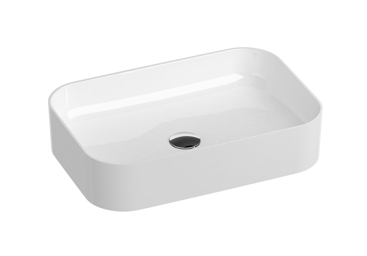 Keraminis praustuvas Ceramic Slim R, baltas-1