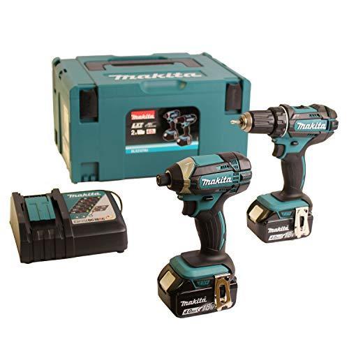 Akumuliatorinių įrankių komplektas MAKITA DLX2127MJ, 18 V - 5