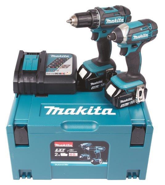 Akumuliatorinių įrankių komplektas MAKITA DLX2127MJ, 18 V-0