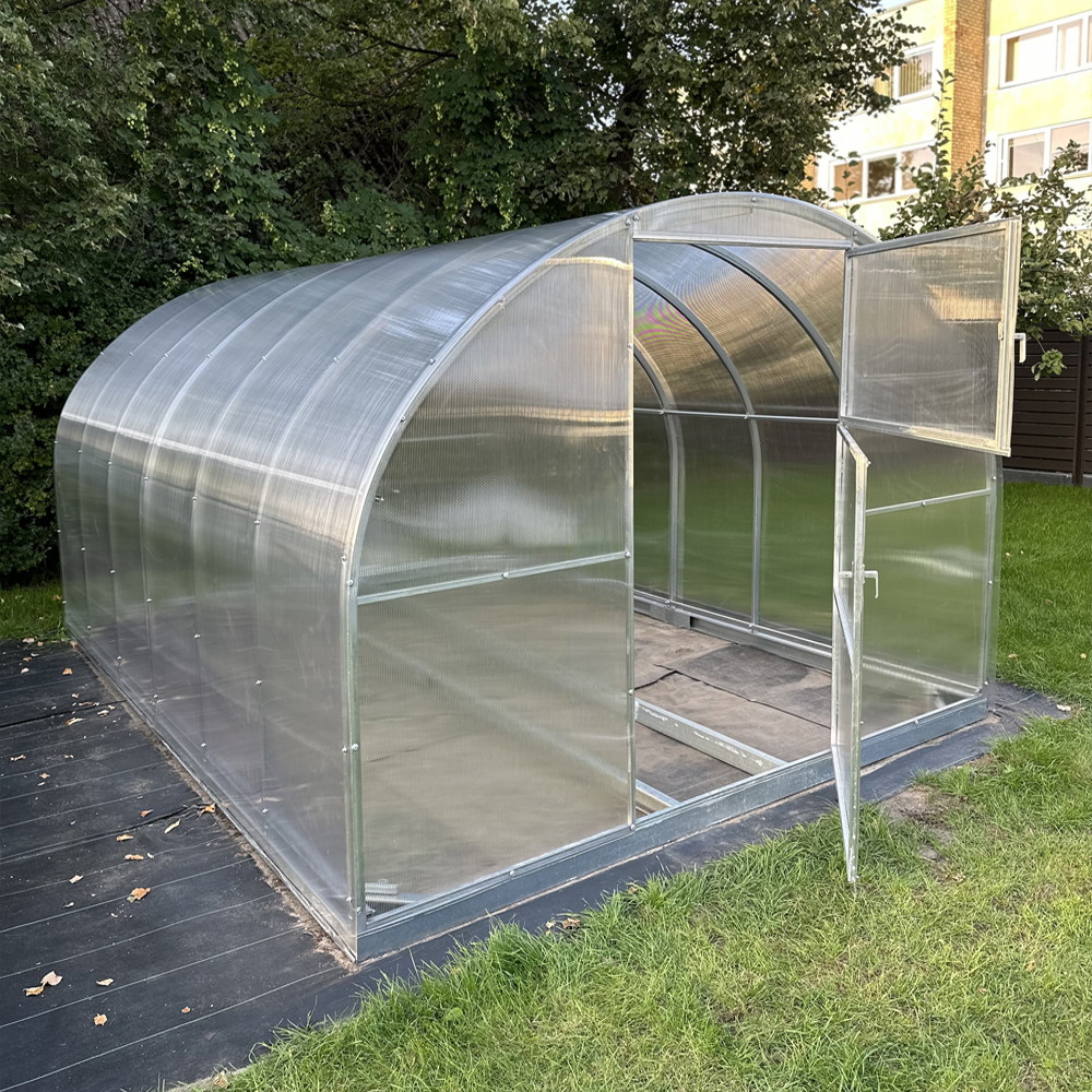 Šiltnamis MAGNUM, 6 mm polikarbonato danga, 3 x 6 m, 18 kv.m-0