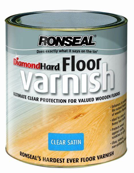 Medinių grindų lakas RONSEAL DIAMOND, pusiau matinis, bespalvis, 5 l-0