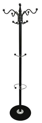 Drabužių kabykla, 37x177 cm, juoda