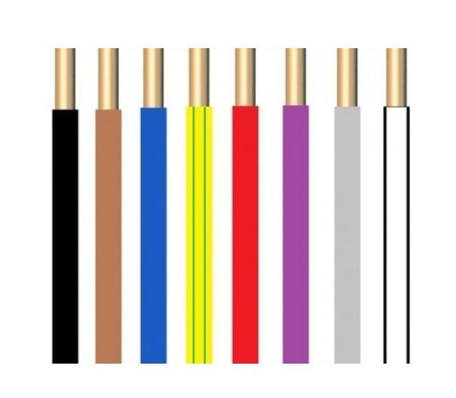 Instaliacinis kabelis Lietkabelis PV1 (H05V-U), 0,5 mm², juodas, 100 m-0