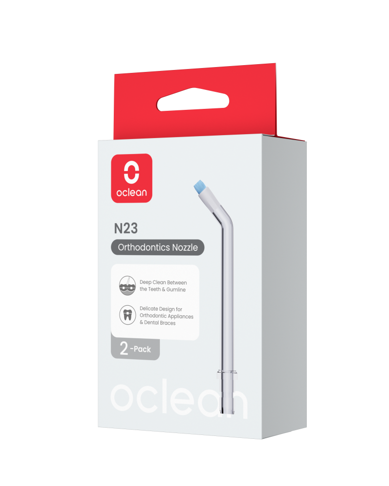 Ortodontiniai pakaitiniai antgaliai OCLEAN W10 Lite 2 vnt., skaidrios spalvos-1
