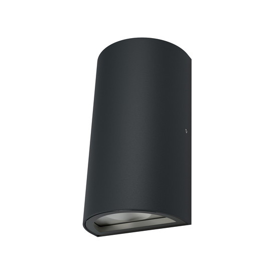 Sieninis LED lauko šviestuvas OSRAM ENDURA UPDOWN, IP44 3000K 12W 700lm tamsiai pilk h16cm-0