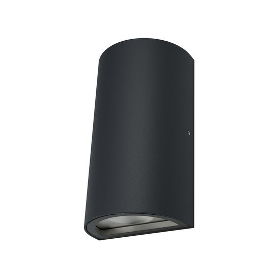 Sieninis LED lauko šviestuvas OSRAM ENDURA UPDOWN, IP44 3000K 12W 700lm tamsiai pilk h16cm-0