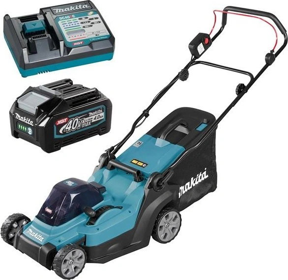 Akumuliatorinė vejapjovė MAKITA XGT LM003GM103, 40 V, 4,0 Ah, 38 cm, 40 l-0