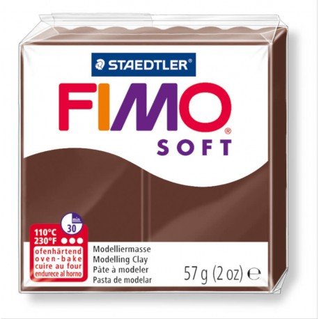 Modelinas FIMO soft , 57 g., šokoladinės sp.