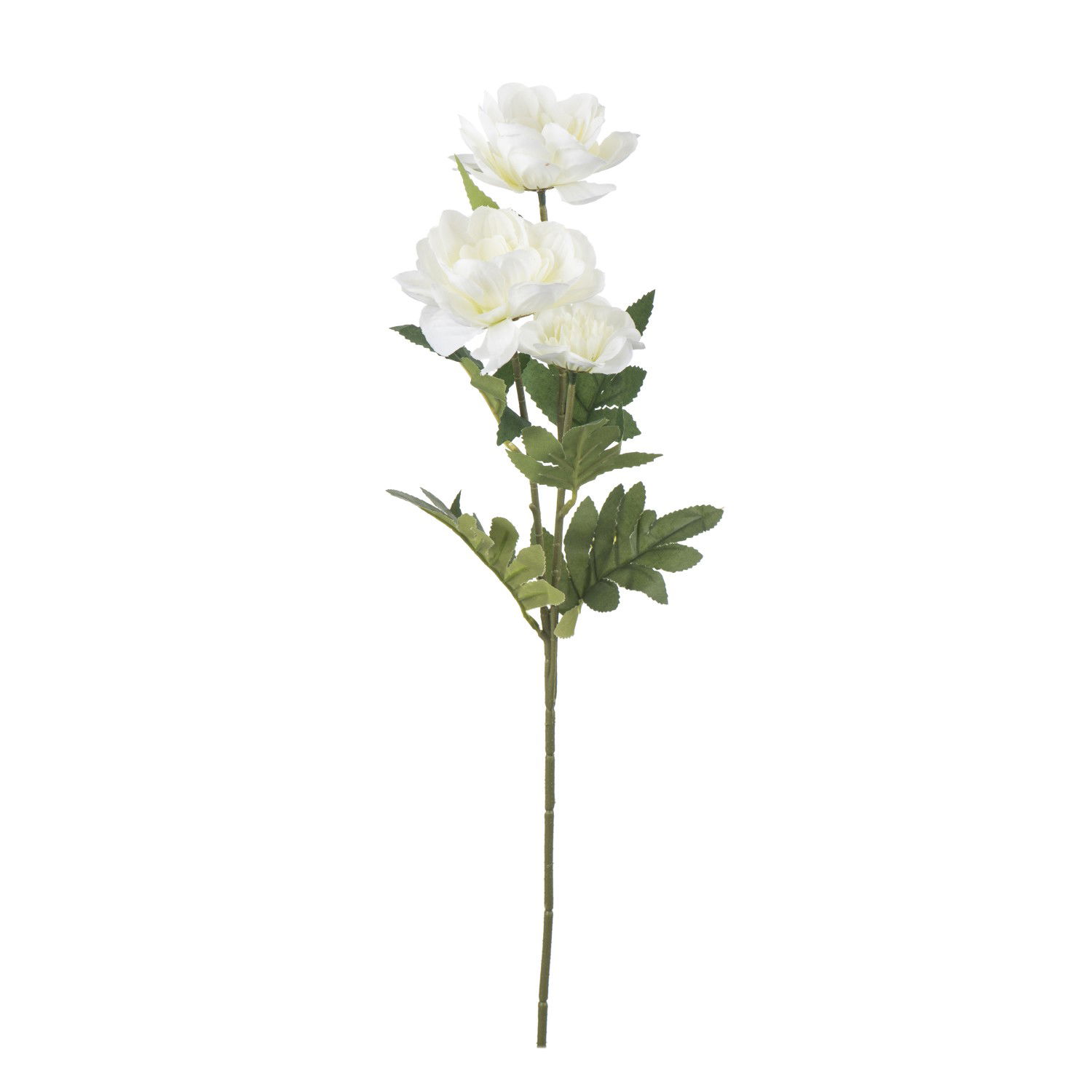 Dirbtinių gėlių puokštė PEONY, 3 žiedai, 63 cm - 2