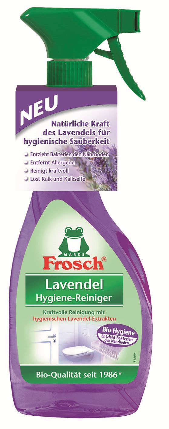 Vonių ir WC valiklis FROSCH, levandų kvapo, 500 ml-0