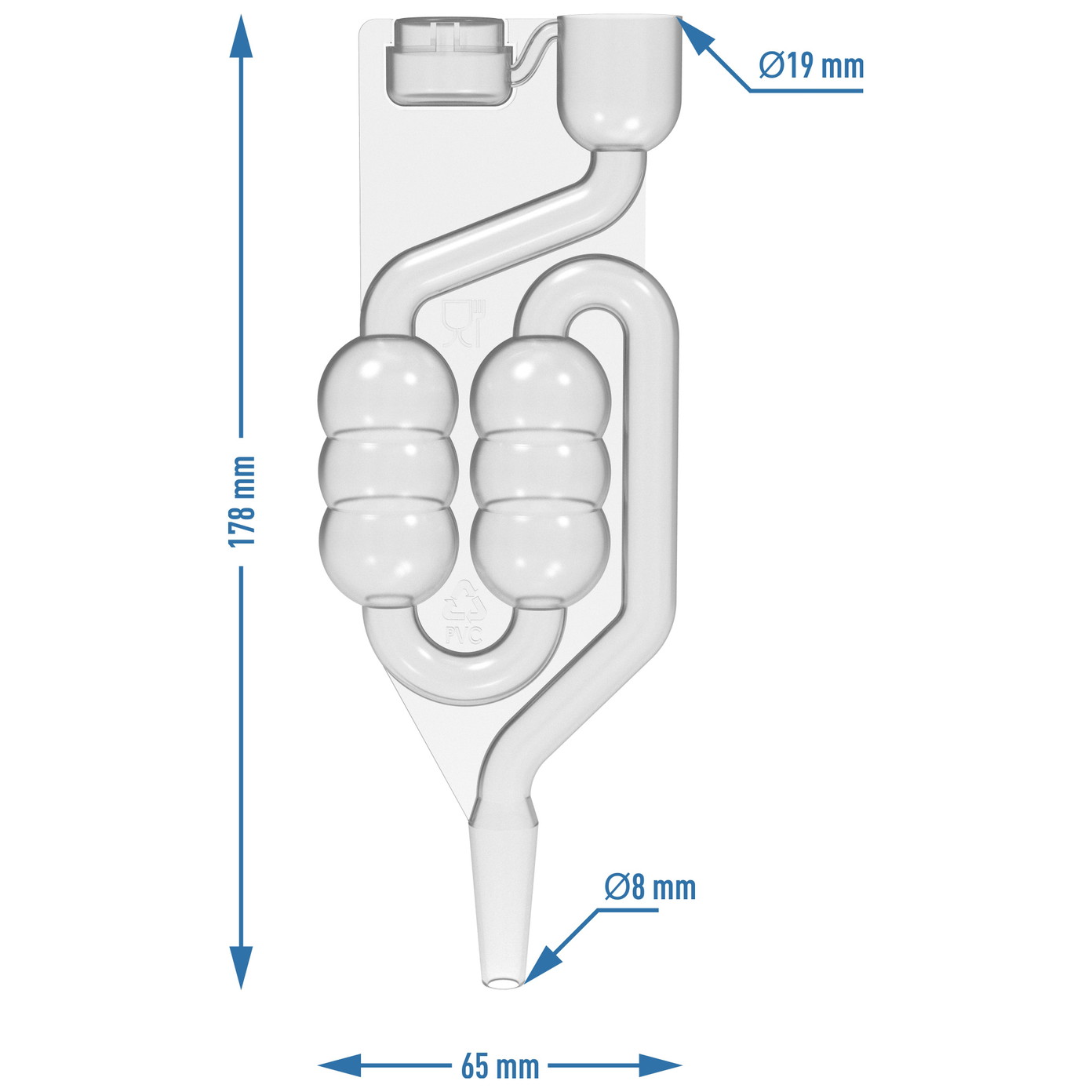 Fermentavimo vamzdelis BROWIN v2, 6 kamerų-1