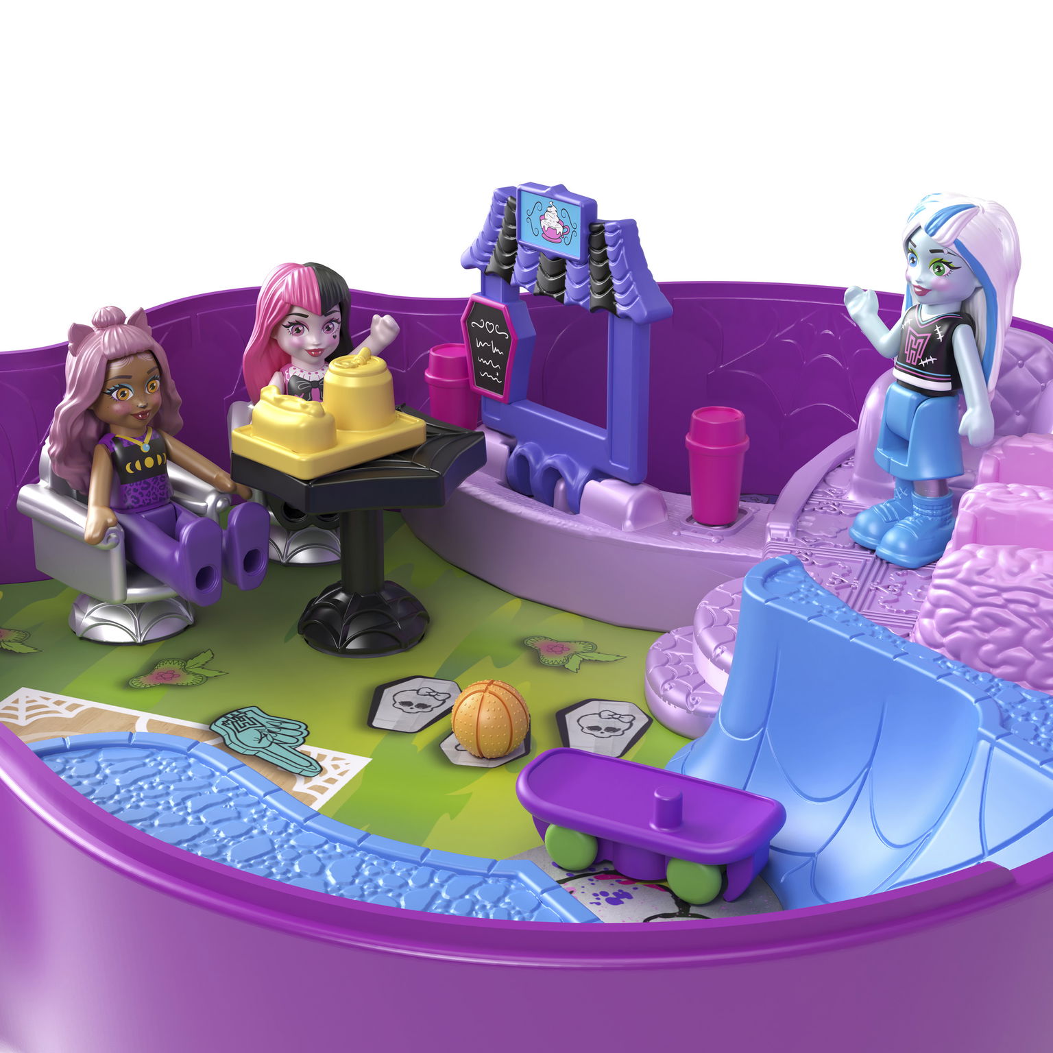 Polly Pocket Monster High tematikos pramogų rinkinys - 5