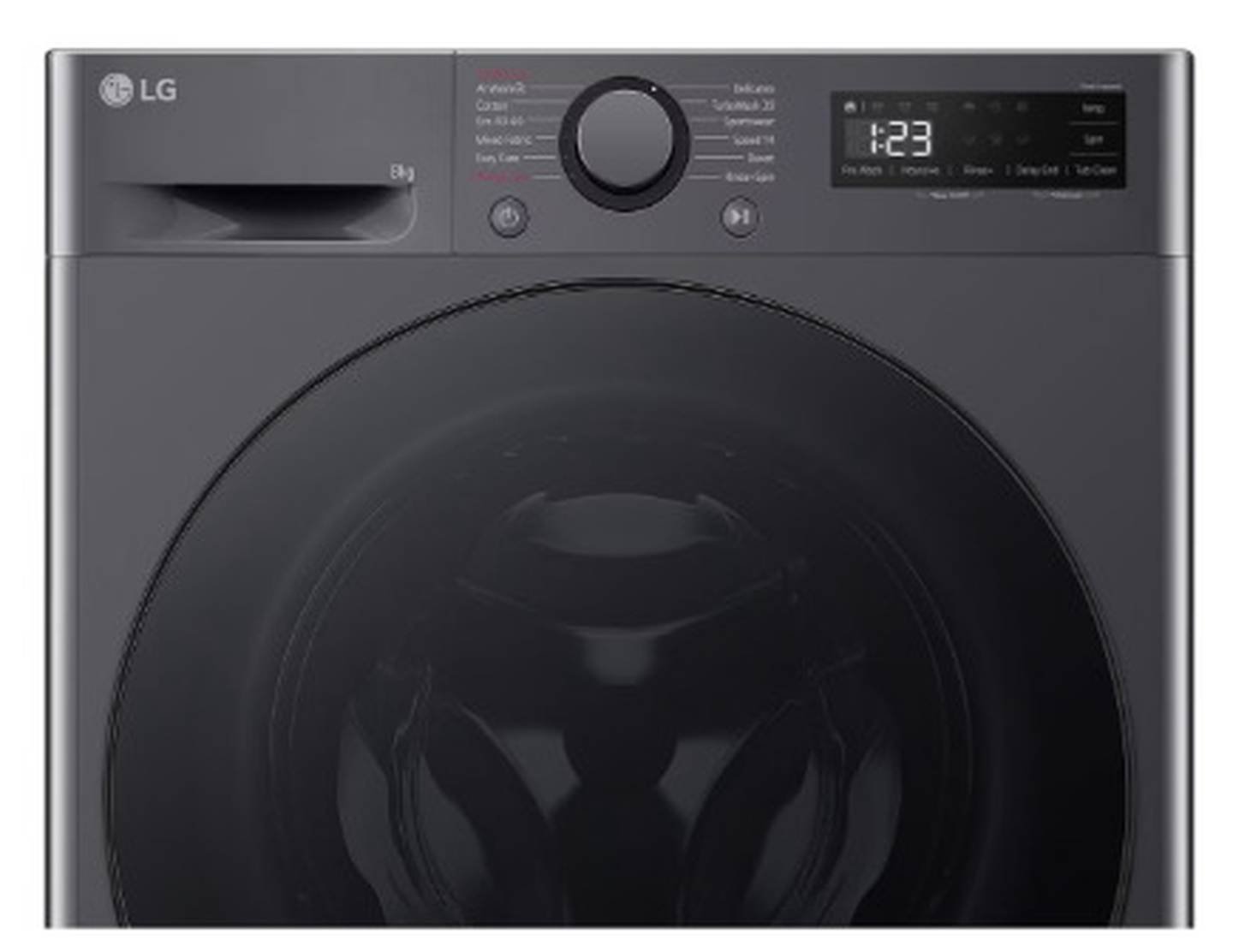 Skalbimo mašina LG V500 serija F2WR508S2M, 8 kg, šviesiai juoda - 3