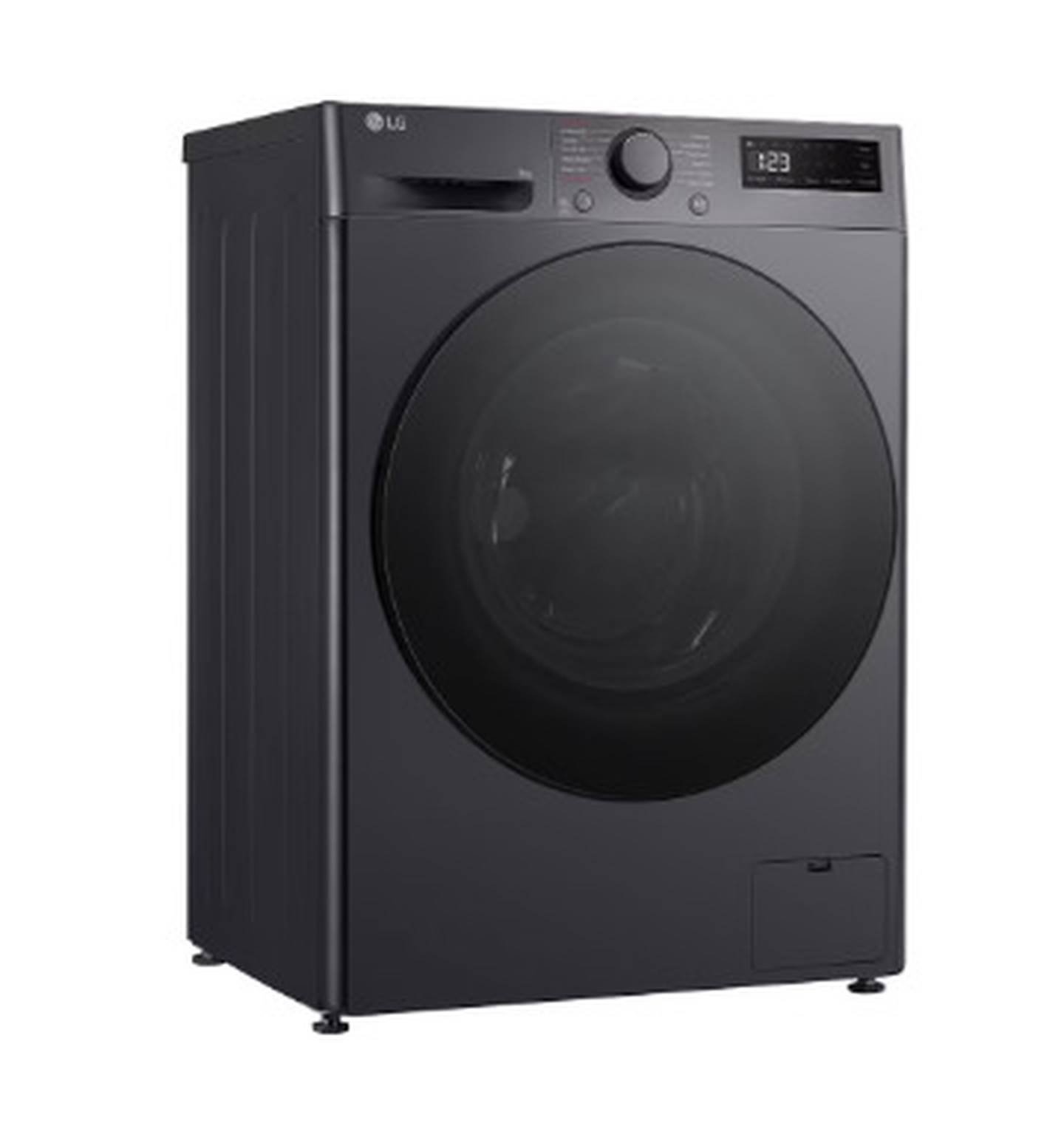 Skalbimo mašina LG V500 serija F2WR508S2M, 8 kg, šviesiai juoda-0
