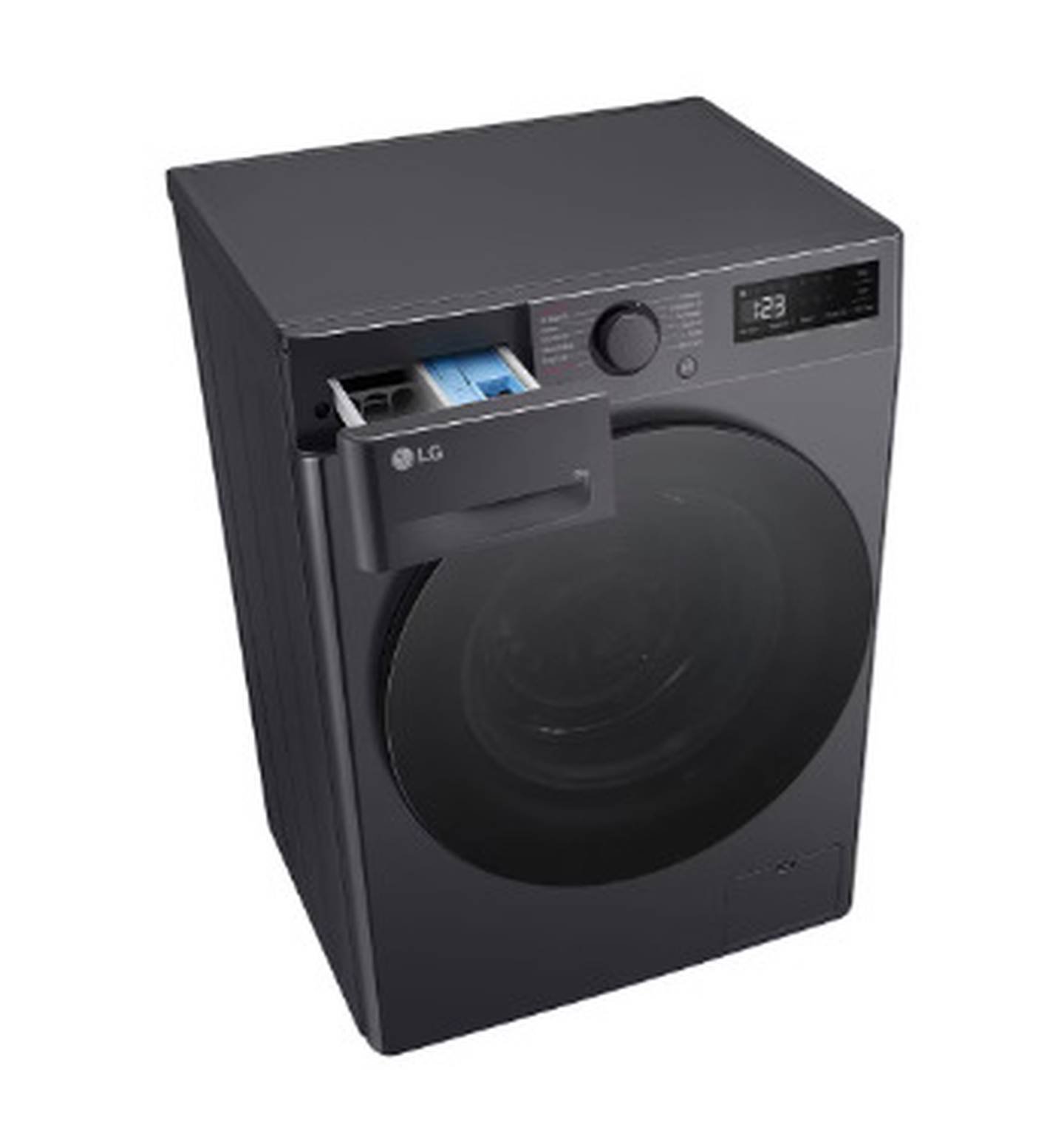 Skalbimo mašina LG V500 serija F2WR508S2M, 8 kg, šviesiai juoda - 4
