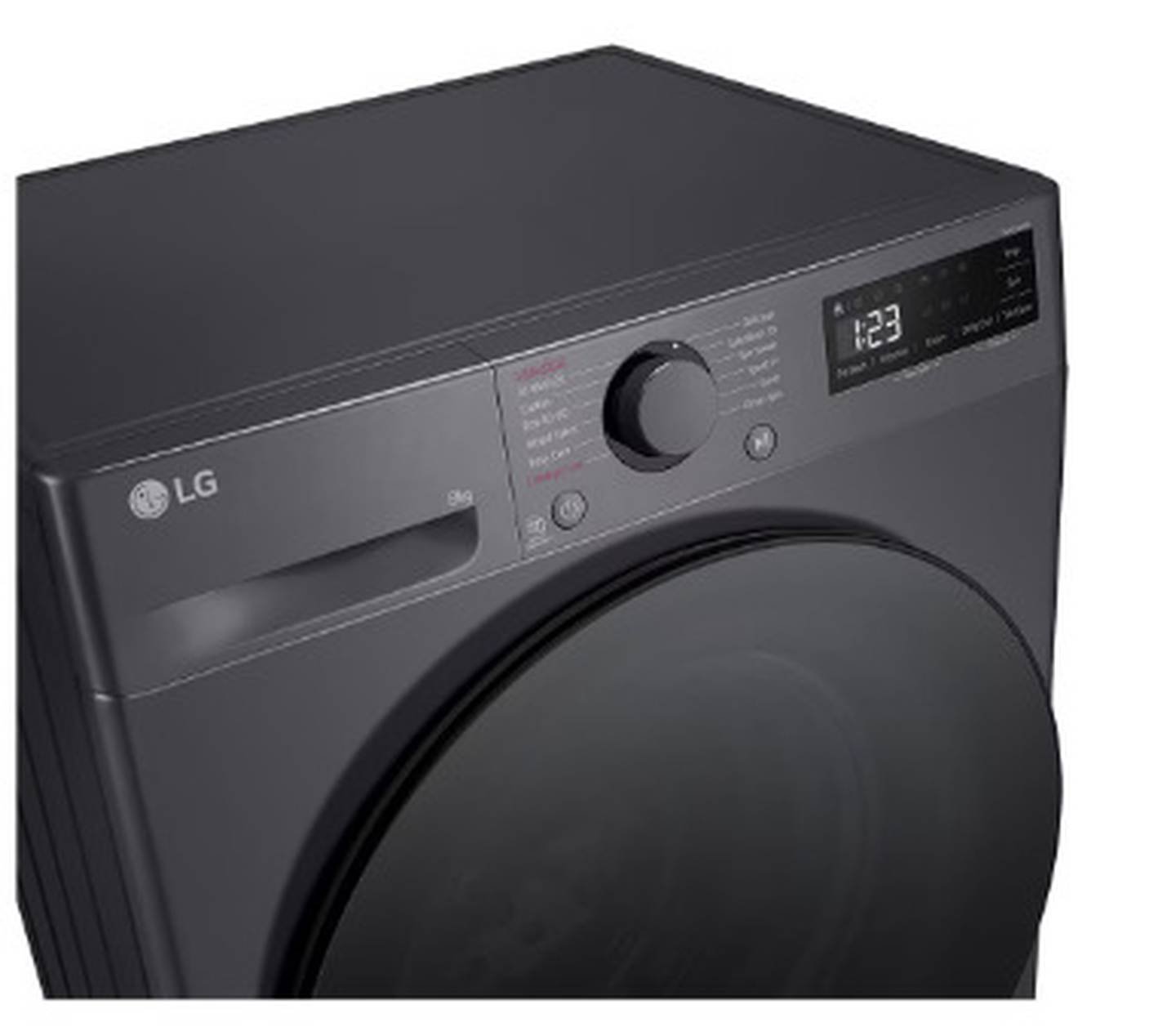 Skalbimo mašina LG V500 serija F2WR508S2M, 8 kg, šviesiai juoda-1