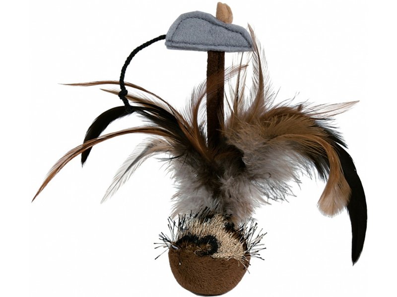 Kačių žaislas TRIXIE, 15 cm, rudos sp.,-0