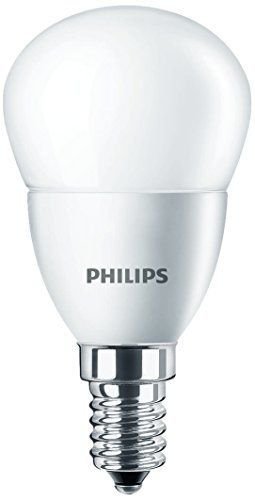 Šviesos diodų lemputė PHILIPS, 5,5 W, E14, P45, 2700K, atitinka 40 W, matinė