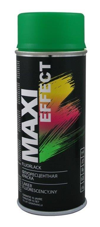 Purškiami fluorescenciniai dažai MAXI COLOR, žalios sp., 400 ml - 1