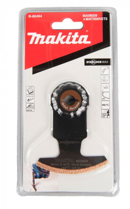 Daugiafunkcio įrankio frezavimo priedas MAKITA MAM009, 68 mm