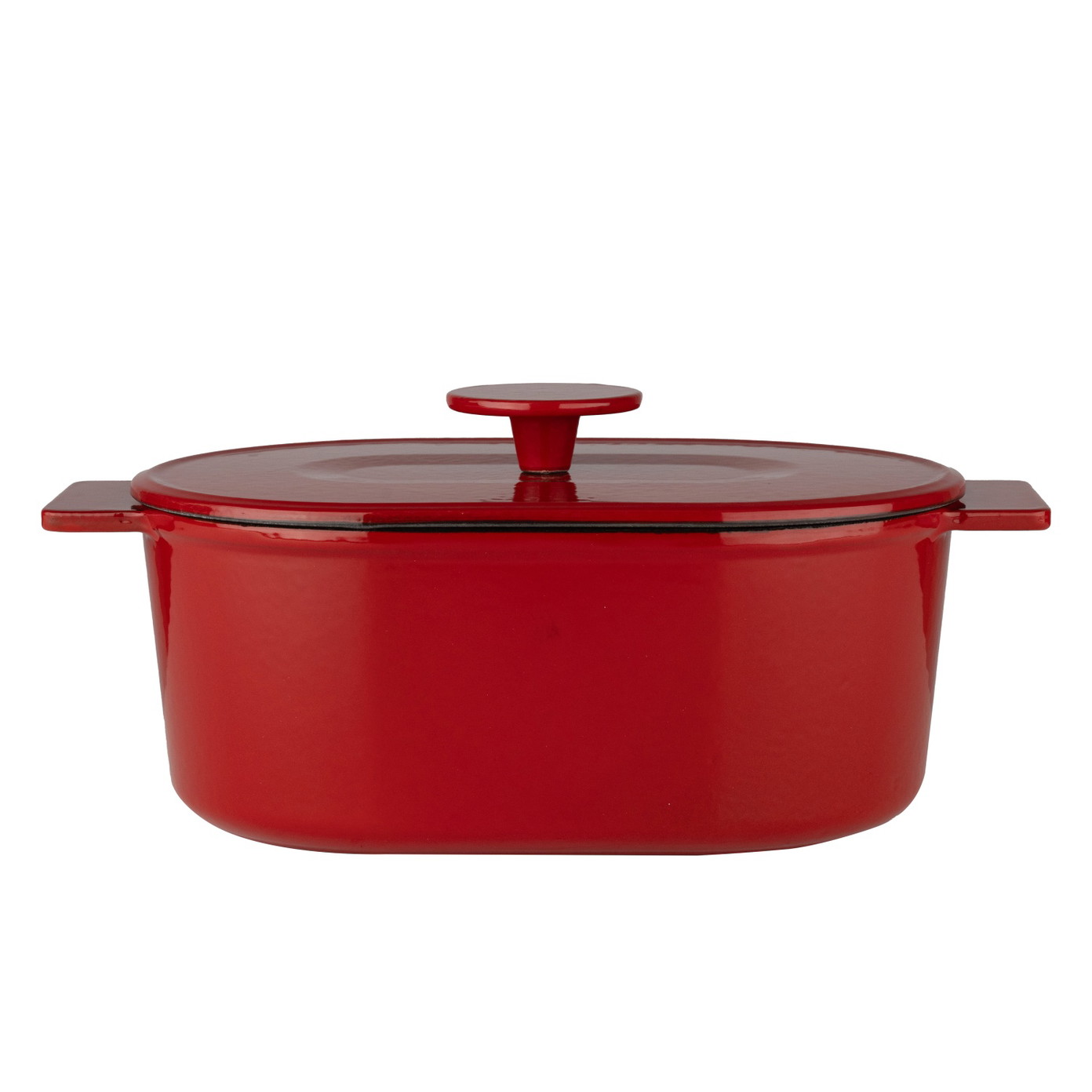 Ketaus puodas su dangčiu UNIWELL, raudonos sp., 28 cm, 4,9l-0