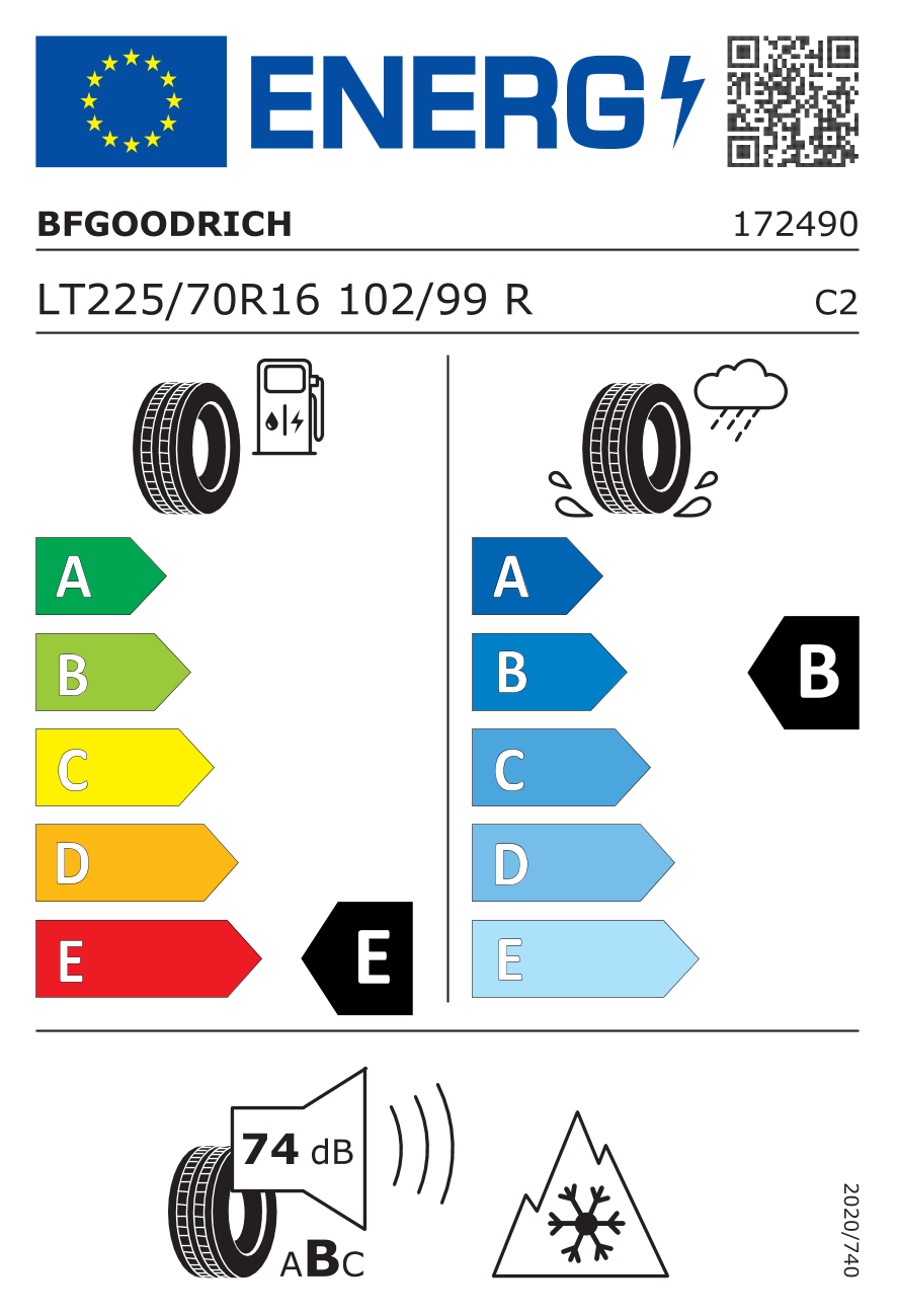 BF Goodrich All Terain T/A KO2 225/70 R16 102 R - 2