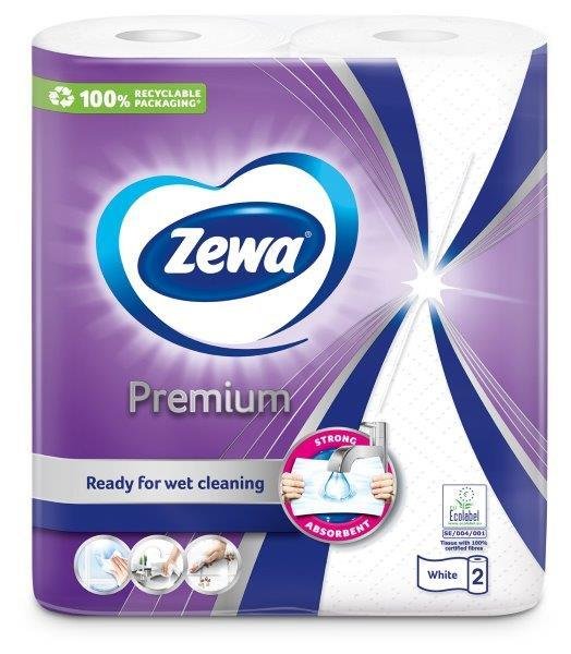 Popieriniai rankšluosčiai ZEWA Klassik Premium, 2 sl., 2 vnt.