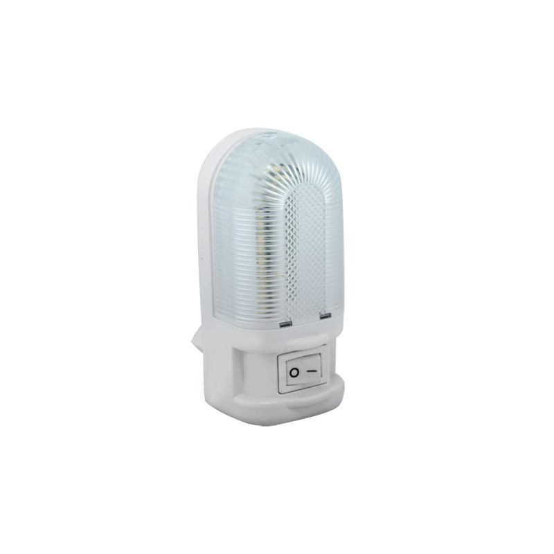 Naktinis LED šviestuvas STRUHM, IP20, 1W, 6500K, 59lm, baltos sp., 7,7 x 4,7 x 10,4 cm-0