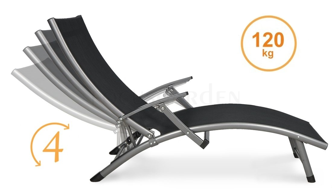 Sodo gultas RELAX, Black - 4