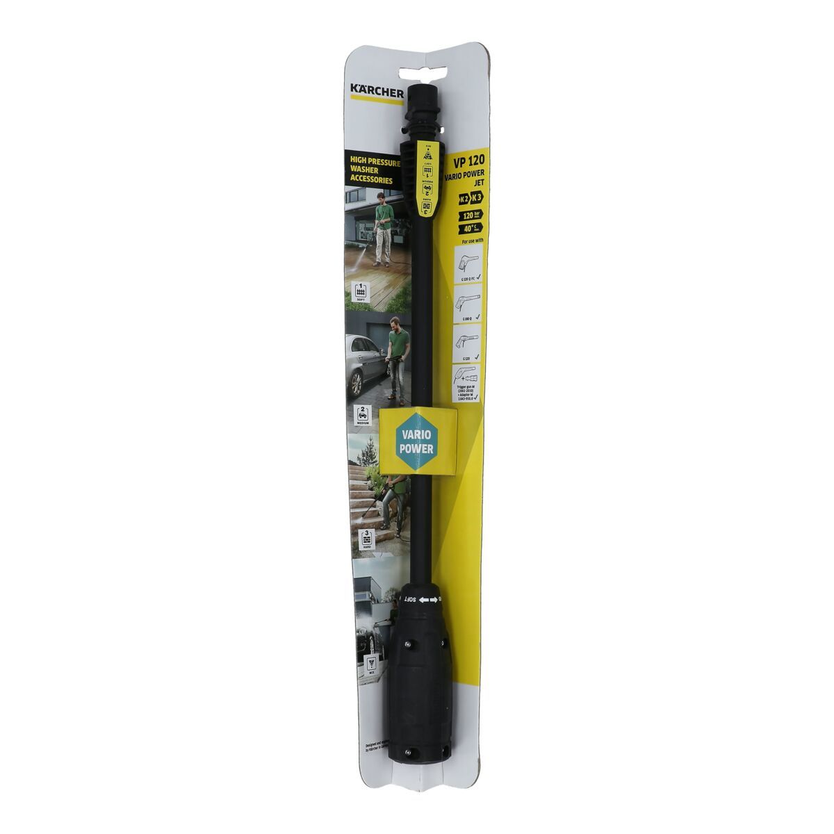 Aukšto slėgio purkštuvo antgalis KARCHER VP 120, tinka K2-K3 - 3
