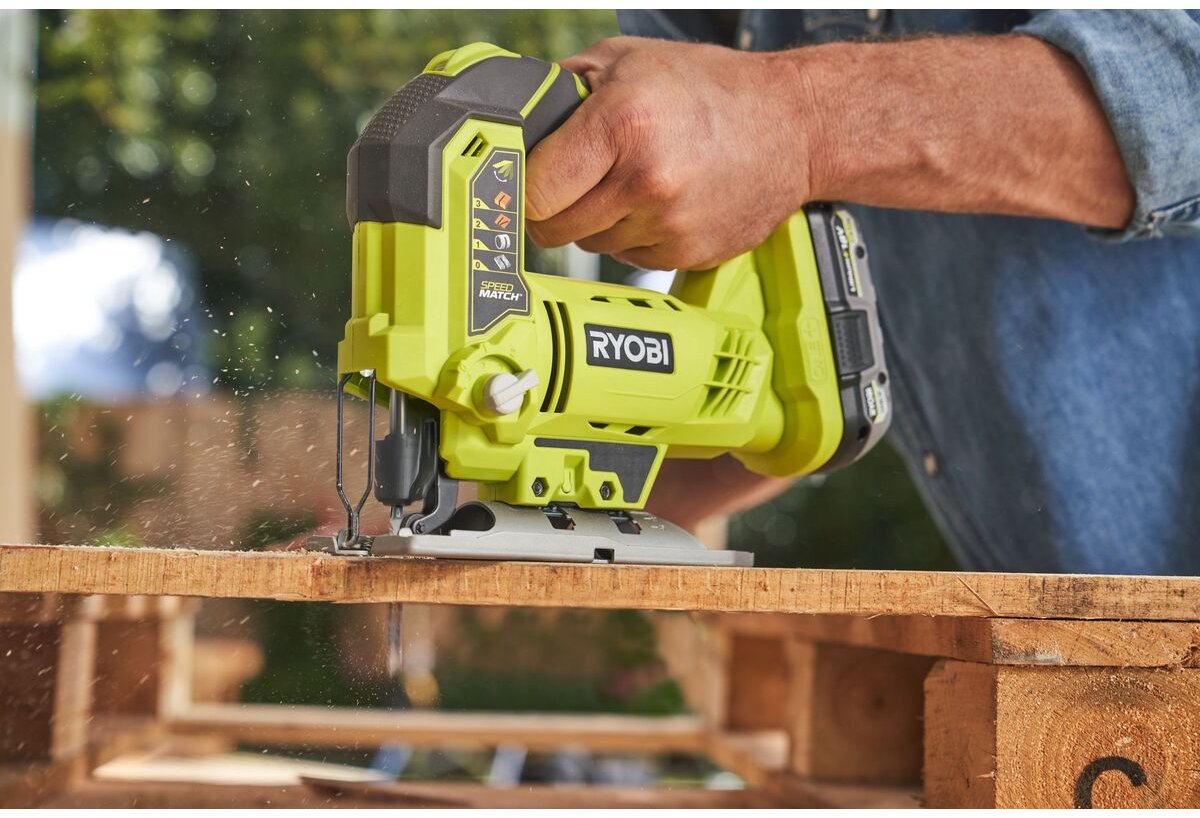 Akumuliatorinių įrankių komplektas RYOBI ONE+ R18CK2PJ-1X40S, 18 V, 4,0 Ah Li-ion, R18PD3 + R18JS - 5