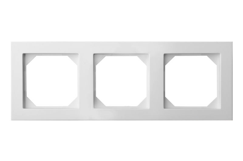 Trivietis rėmelis EPSILON SLIM LINE, baltos sp.-0