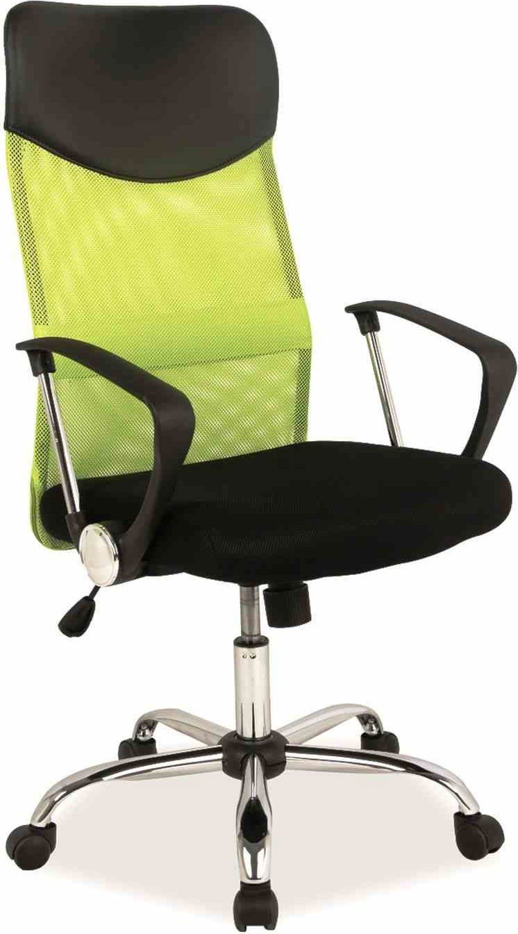 Biuro kėdė Q-025, žalia/juoda-0