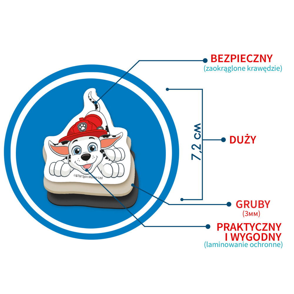 Magnetų rinkinys Paw Patrol - 6