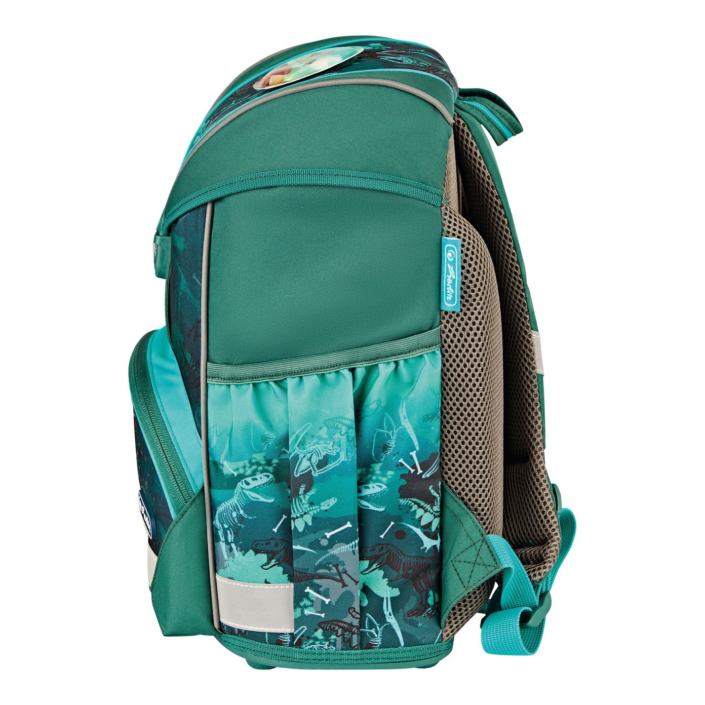 Kuprinė pradinukams Herlitz ULTRA LIGHT Green Rex su priedais - 4