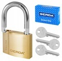 Pakabinama spyna GERDA BRASS LINE, KMZ S30, 3 raktai-0