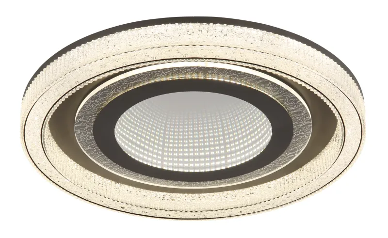 Lubinis LED šviestuvas GLOBO ALSUNA, 48W CCT2700-6000K 6000lm, 3D, dim, ø48cm su pultu - 3