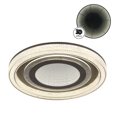Lubinis LED šviestuvas GLOBO ALSUNA, 48W CCT2700-6000K 6000lm, 3D, dim, ø48cm su pultu-0