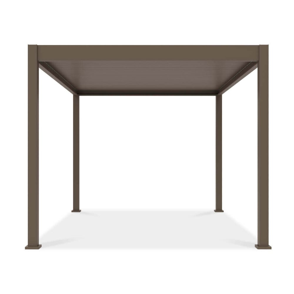 Pavėsinė Pergola ELEGANCE 300x400x256 cm, Taupe - 6
