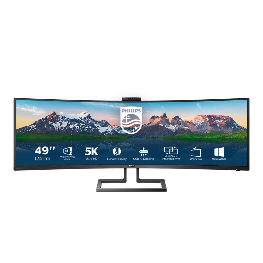Monitorius Philips 499P9H/00, 48.8", 5 ms - 1