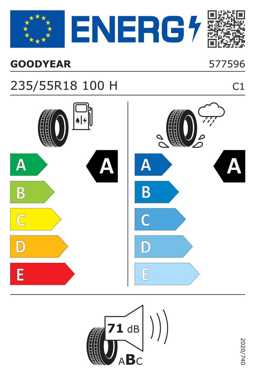 Goodyear Eagle F1 Asymmetric 5 235/55 R18 100 H - 2