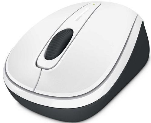 Kompiuterio pelė Microsoft 3500, balta/juoda - 2