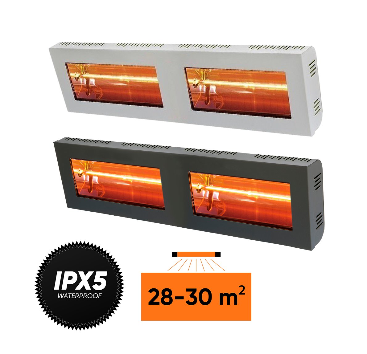 Halogeniniai infraraudonųjų spindulių šildytuvai VARMA V400 2H 06-00009-0