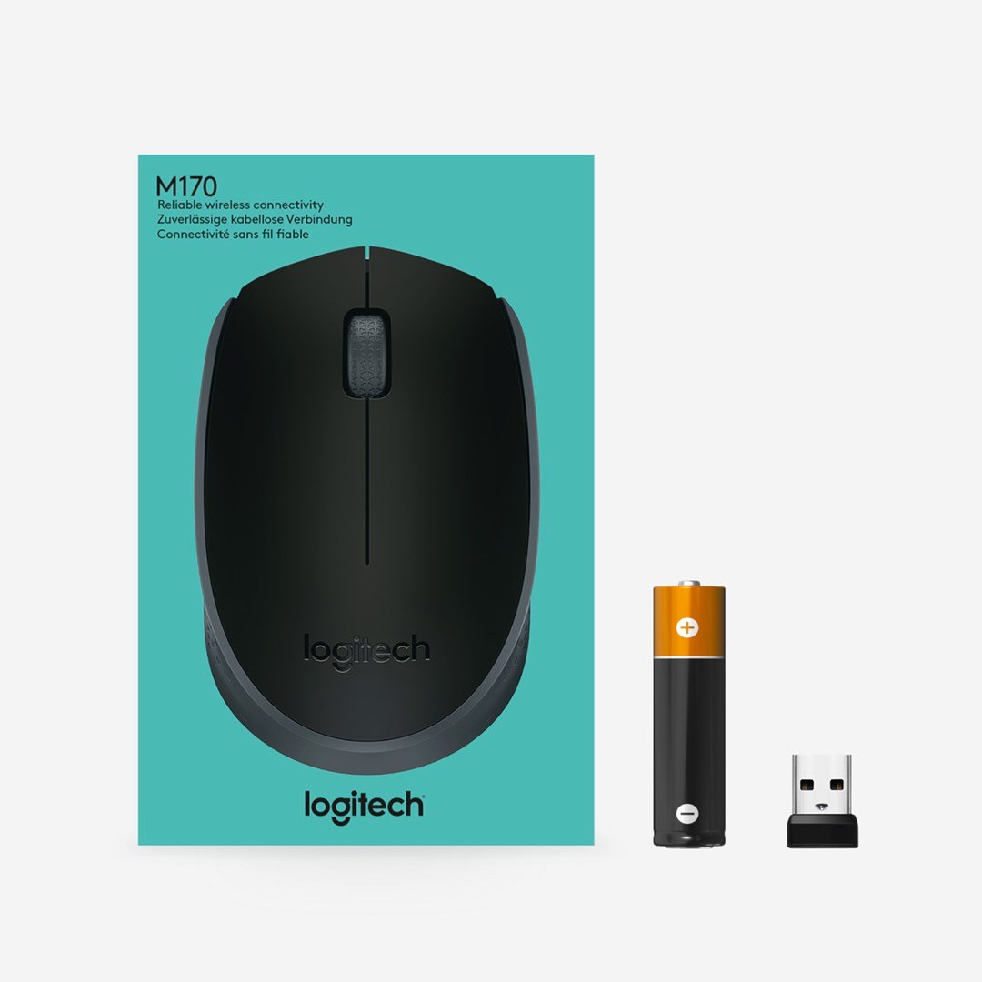 Kompiuterio pelė Logitech B170, juoda - 8