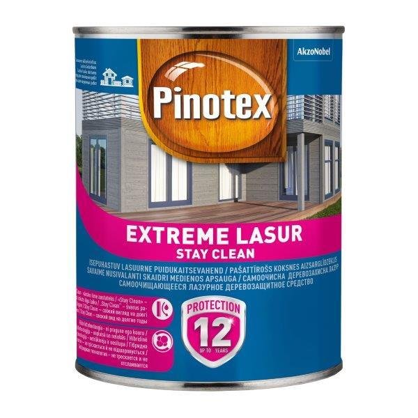 Medienos lazūra PINOTEX EXTREME LASUR, purienos sp., 1 l